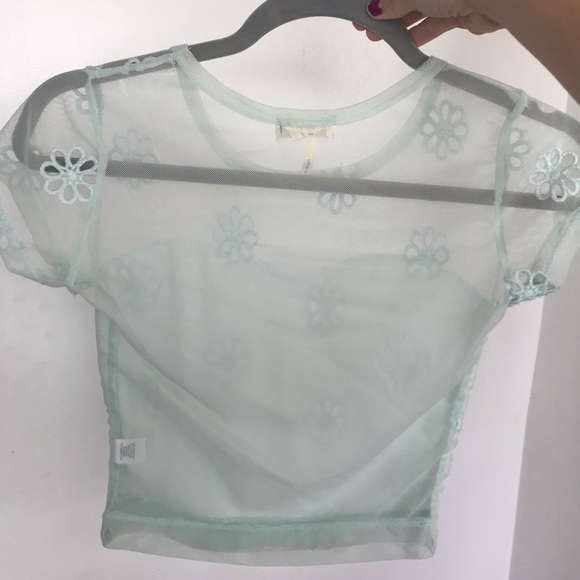 Sheer Pac Sun Croptop - Picture 4 of 4
